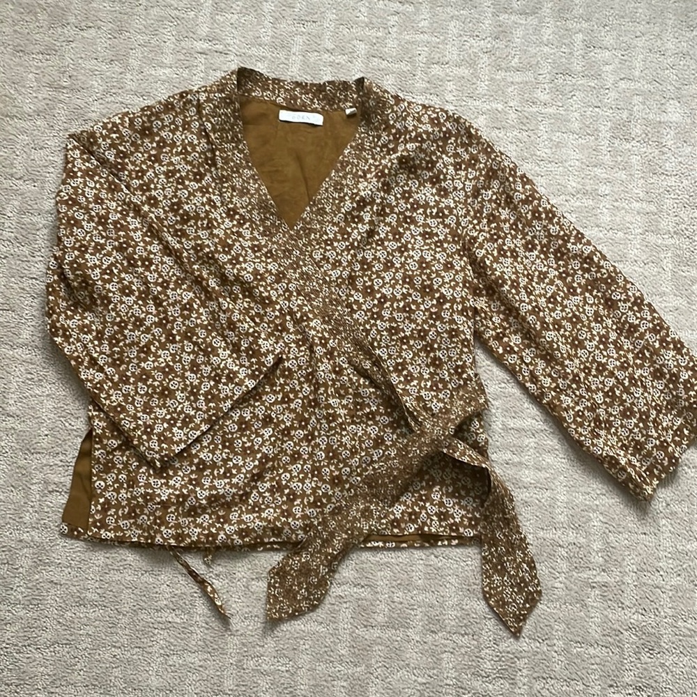Doen isle top in golden mesa flor